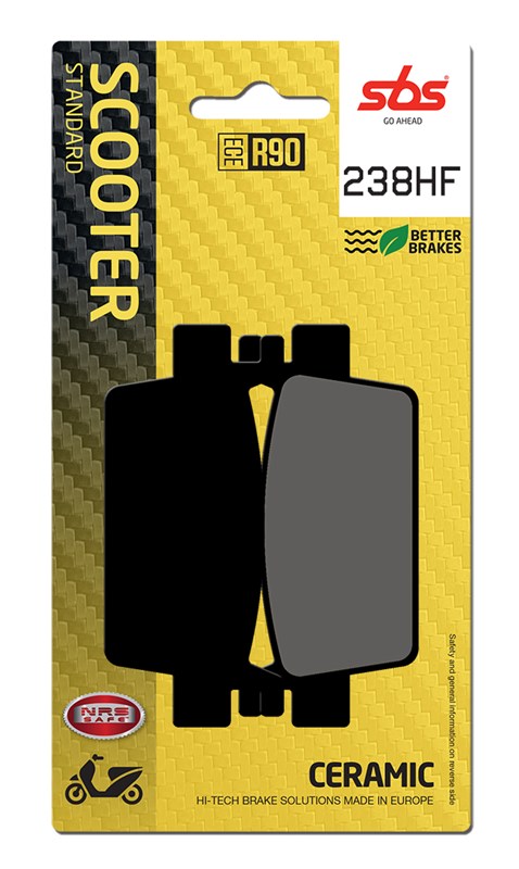 Plaquettes de frein Kymco AK 550 SAA1 Street Ceramic - SBS 238 (HF)