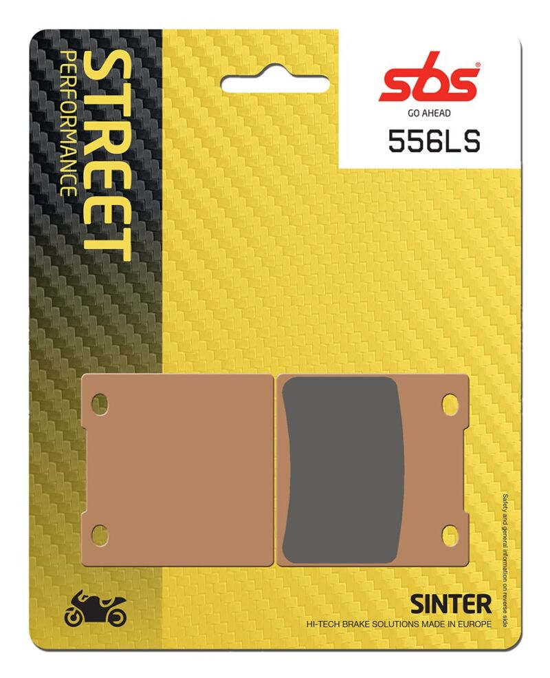 Plaquettes de frein Hyosung GT250 Naked GT Street Sinter - Métal fritté arrière - SBS 556 (LS)