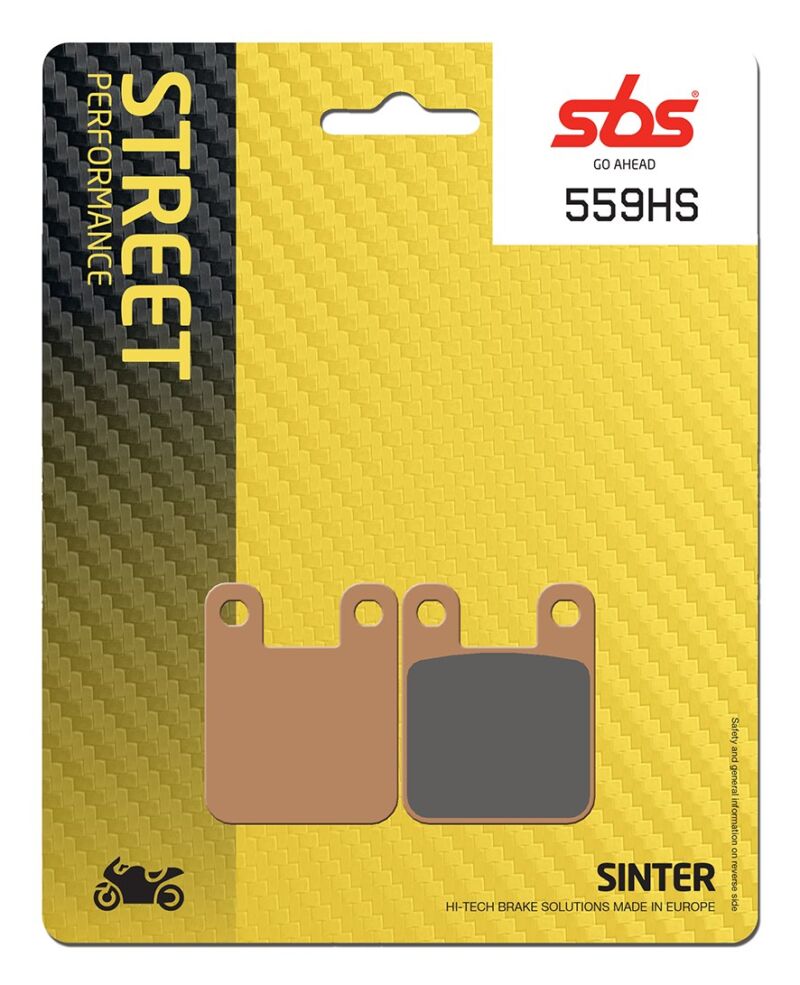 Plaquettes de frein Beta RR50 Motard Street Sinter - Métal fritté avant - SBS 559 (HS)