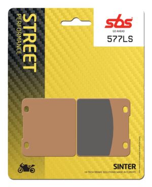 Plaquettes de frein Suzuki GSX1100 EF E GV71B Street Sinter - Métal fritté arrière - SBS 577 (LS)