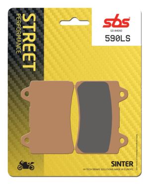 Plaquettes de frein Yamaha XV1600 A Wild Star VP08 Street Sinter - Métal fritté arrière - SBS 590 (LS)