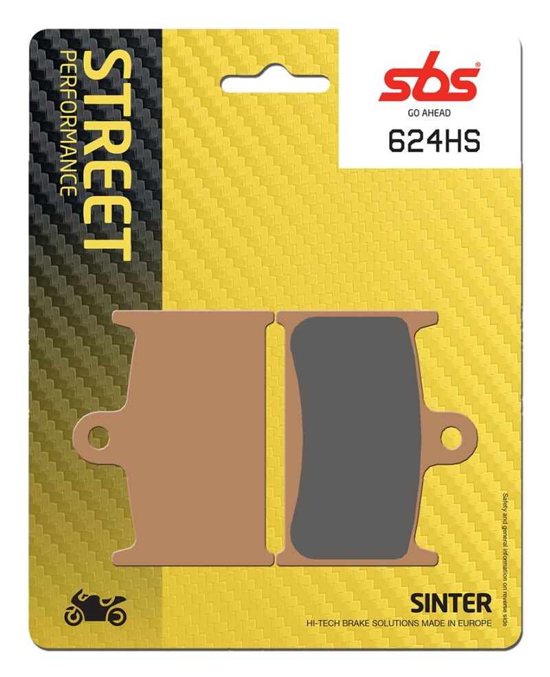 Plaquettes de frein MUZ 1000 S Street Sinter - Métal fritté avant - SBS 624 (HS)