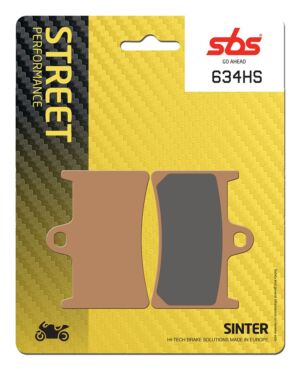 Plaquettes de frein Yamaha BT1100 Bulldog RP05 Street Sinter - Métal fritté avant - SBS 634 (HS)