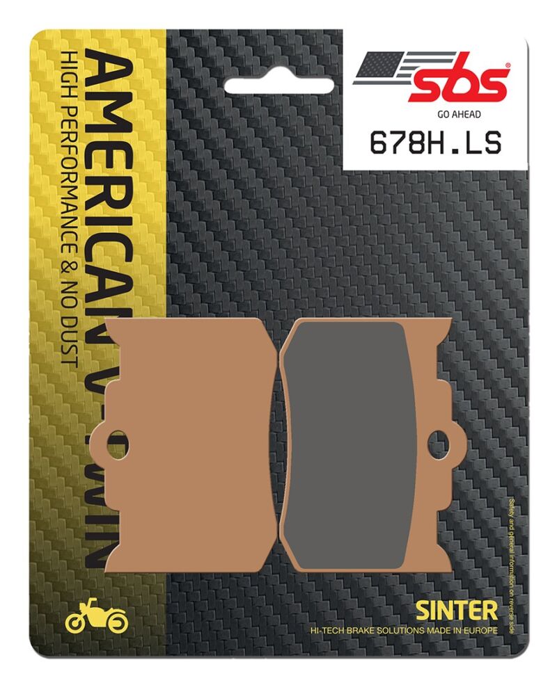 Plaquettes de frein Indian Chief Street Sinter - Métal fritté arrière - SBS 678H.LS