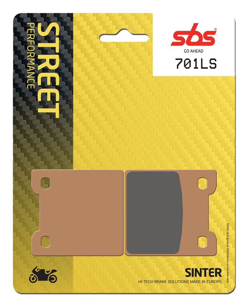 Plaquettes de frein Suzuki RF900 /R 530 R GT73B Street Sinter - Métal fritté arrière - SBS 701 (LS)