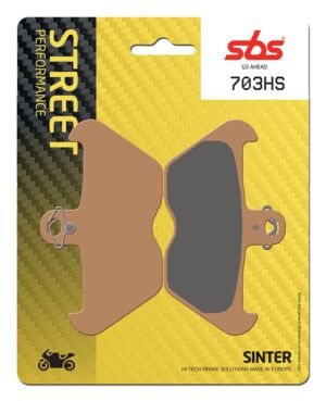Plaquettes de frein BMW K100 RS (16V) K589W Street Sinter - Métal fritté avant - SBS 703 (HS)