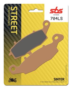 Plaquettes de frein Kawasaki VN1500 Classic Tourer Fi 3H VNT50G Street Sinter - Métal fritté arrière - SBS 704(LS)