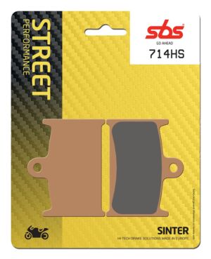 Plaquettes de frein Suzuki GSF1200 /N /S Bandit (ABS) V GV75A Street Sinter - Métal fritté avant - SBS 714 (HS)