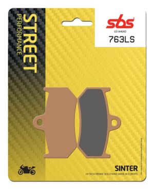 Plaquettes de frein MV Agusta Brutale 1078 RR B520 Street Sinter - Métal fritté arrière - SBS 763(LS)