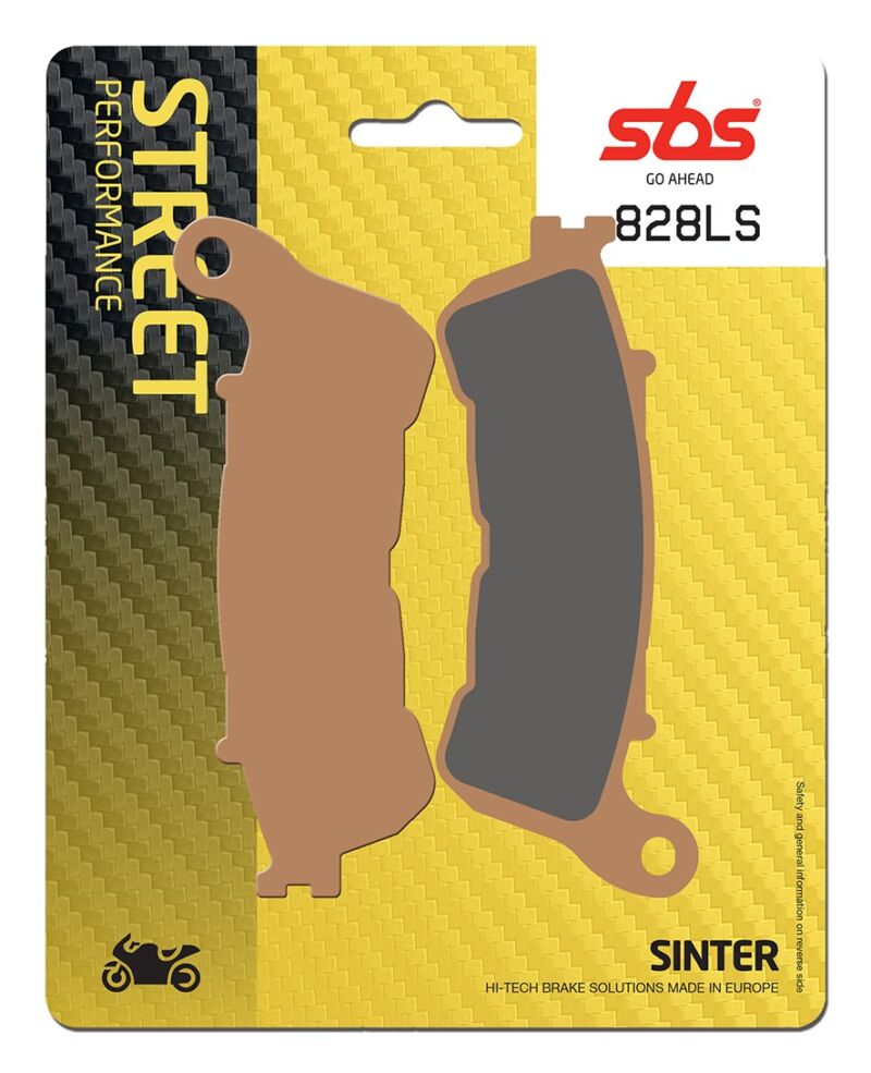Plaquettes de frein Honda CBF1000 FA ABS 6 SC58 Street Sinter - Métal fritté arrière - SBS 828 (LS)