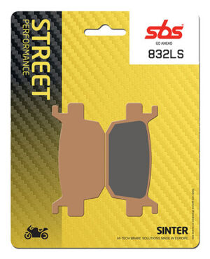 Plaquettes de frein Benelli 502C Street Sinter - Métal fritté arrière - SBS 832 (LS)