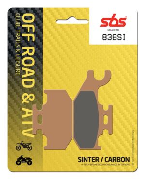 Plaquettes de frein Suzuki LT-A 450 King Quad Off Road Sinter - Métal Fritté - SBS 836SI