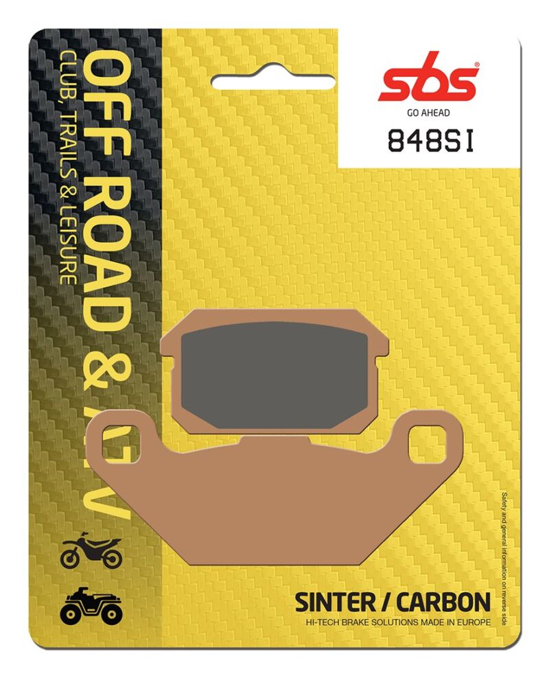 Plaquettes de frein CPI XS250 Off Road Sinter - Métal Fritté - SBS 848SI