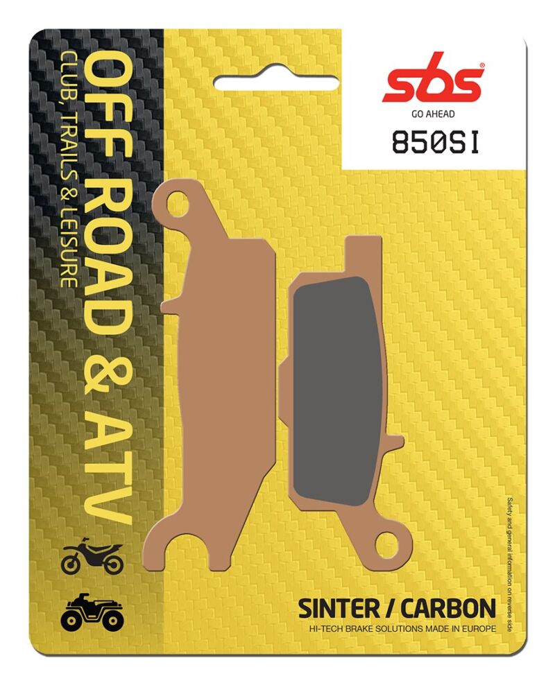 Plaquettes de frein Yamaha YFM250 R Raptor X Off Road Sinter - Métal Fritté - SBS 850SI