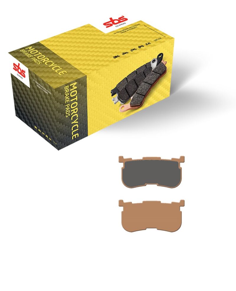 Plaquettes de frein Harley Davidson FLHTCUTG 1690 Tri Glide MAL Street Sinter - Métal fritté arrière - SBS 923H.LS (1set=4pcs)