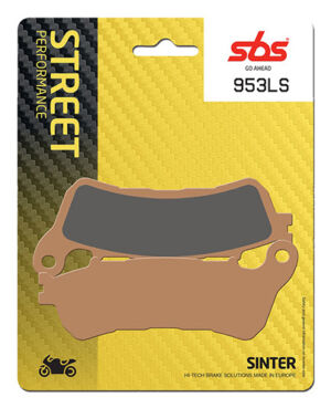 Plaquettes de frein Honda GL1800 Goldwing Street Sinter - Métal fritté arrière - SBS 953 (LS)
