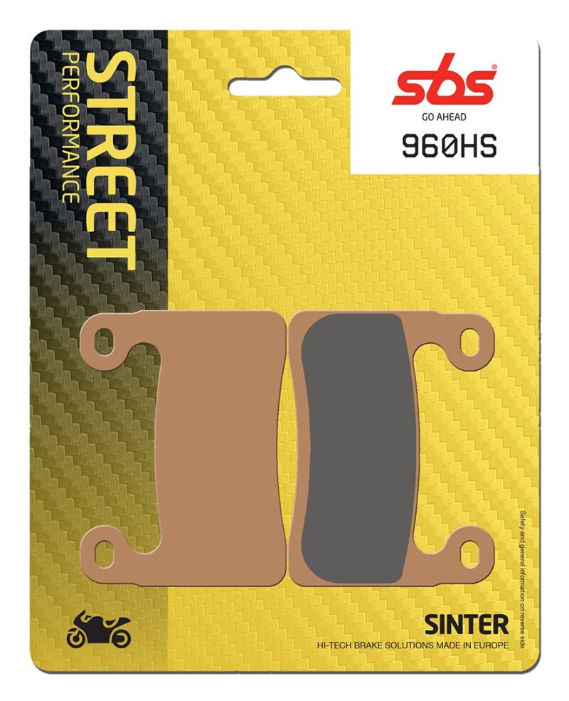 Plaquettes de frein BMW R1250 GS Adventure K51 Street Sinter - Métal fritté avant - SBS 960 (HS)