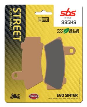 Plaquettes de frein BMW R18 B K35 Street Sinter - Métal fritté avant - SBS 995 (HS)