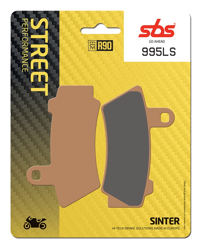 Plaquettes de frein BMW R18 B K35 Street Sinter - Métal fritté arrière - SBS 995 (LS)