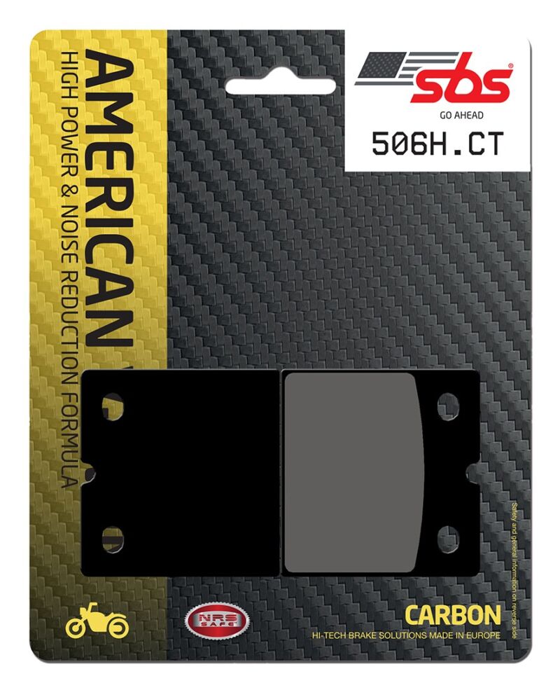 Plaquettes de frein arrière moto & scooter - SBS 506H.CT