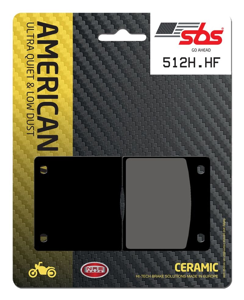 Plaquettes de frein Z1000 1976-1980 SBS organiques HF