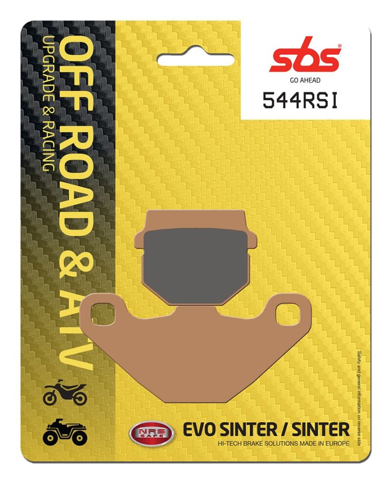 Plaquettes frein Aeon Revo 100 (2004-2010) - SBS 544RSI