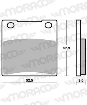 Plaquettes de frein 556DC avant piste – SBS Compétition