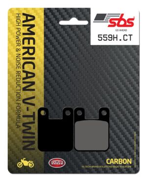 Plaquettes de frein moto Carbon Tech 559H.CT - SBS