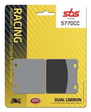 Plaquettes frein SBS 577DCC Dual Carbon compétition moto