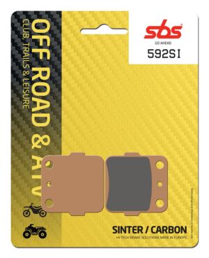 Plaquettes de frein DVX400 2004-2008 SBS Off-Road Sinter