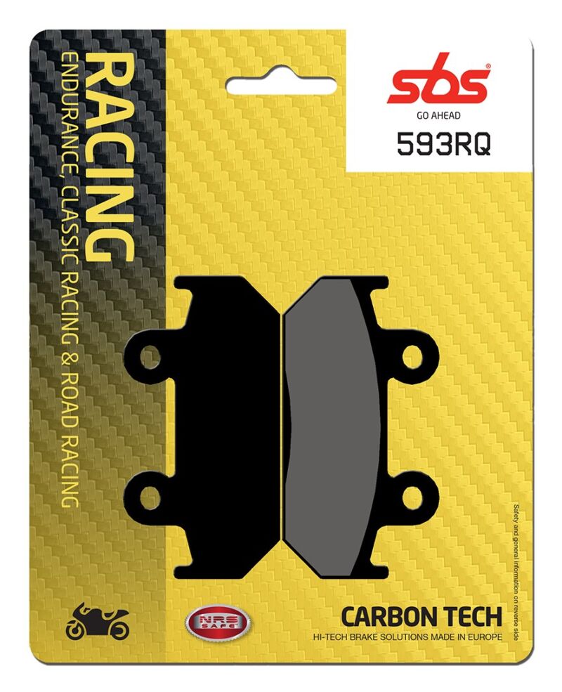 Plaquettes frein arrière Honda VFR400 1986 SBS 593RQ