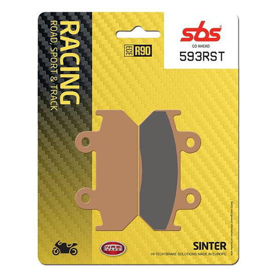 Plaquettes frein SBS 593RST route/piste pour motos sportives