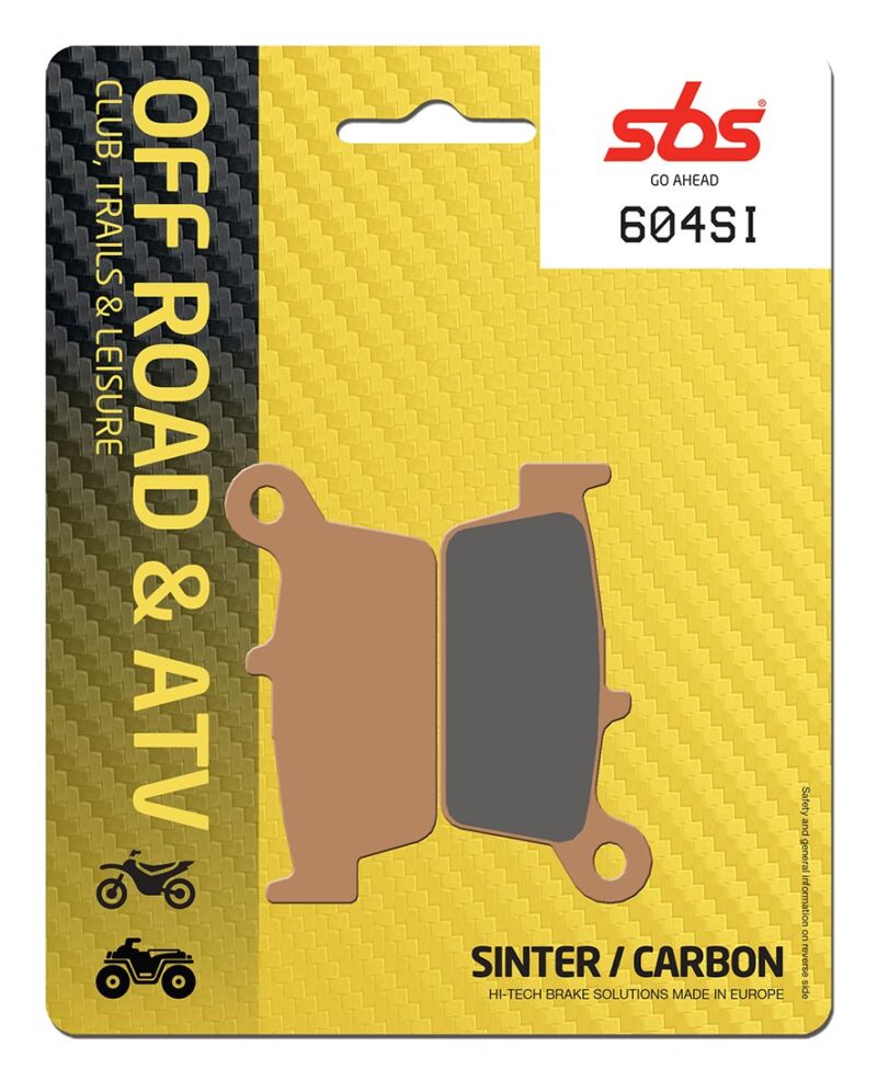 Plaquettes de frein Gas Gas EC125 EC 2000-2014 SBS 604SI