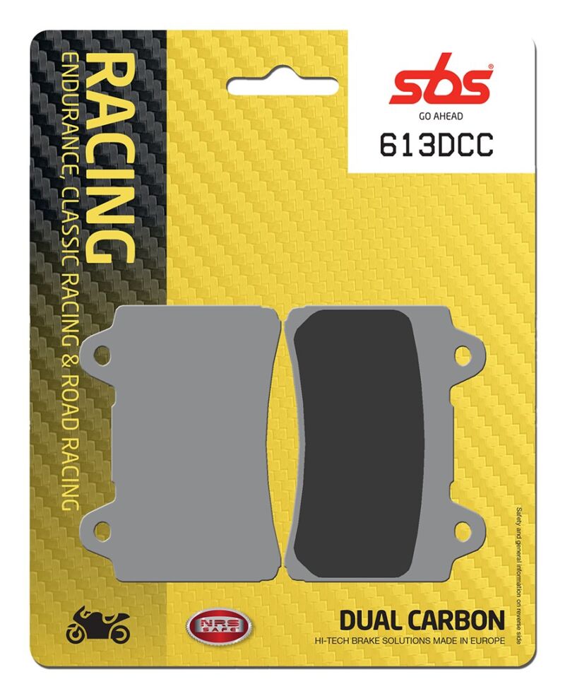Plaquettes de frein SBS 613DCC compétition route/circuit