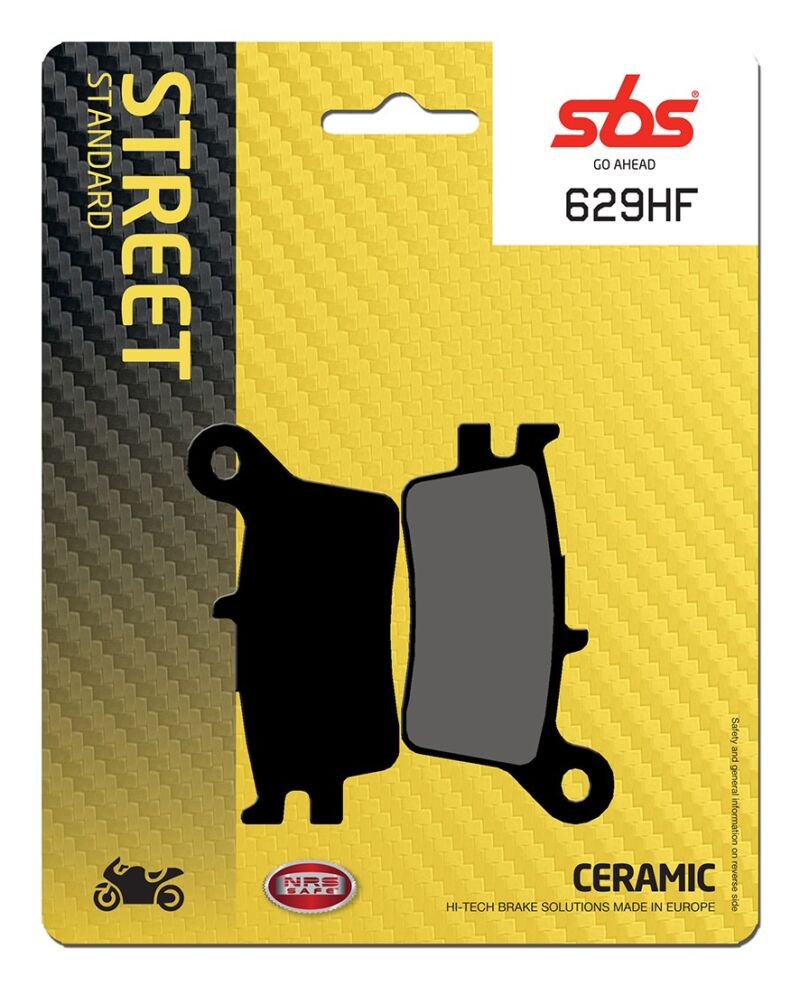 Plaquettes de frein scooter 50-124cc | SBS 629HF