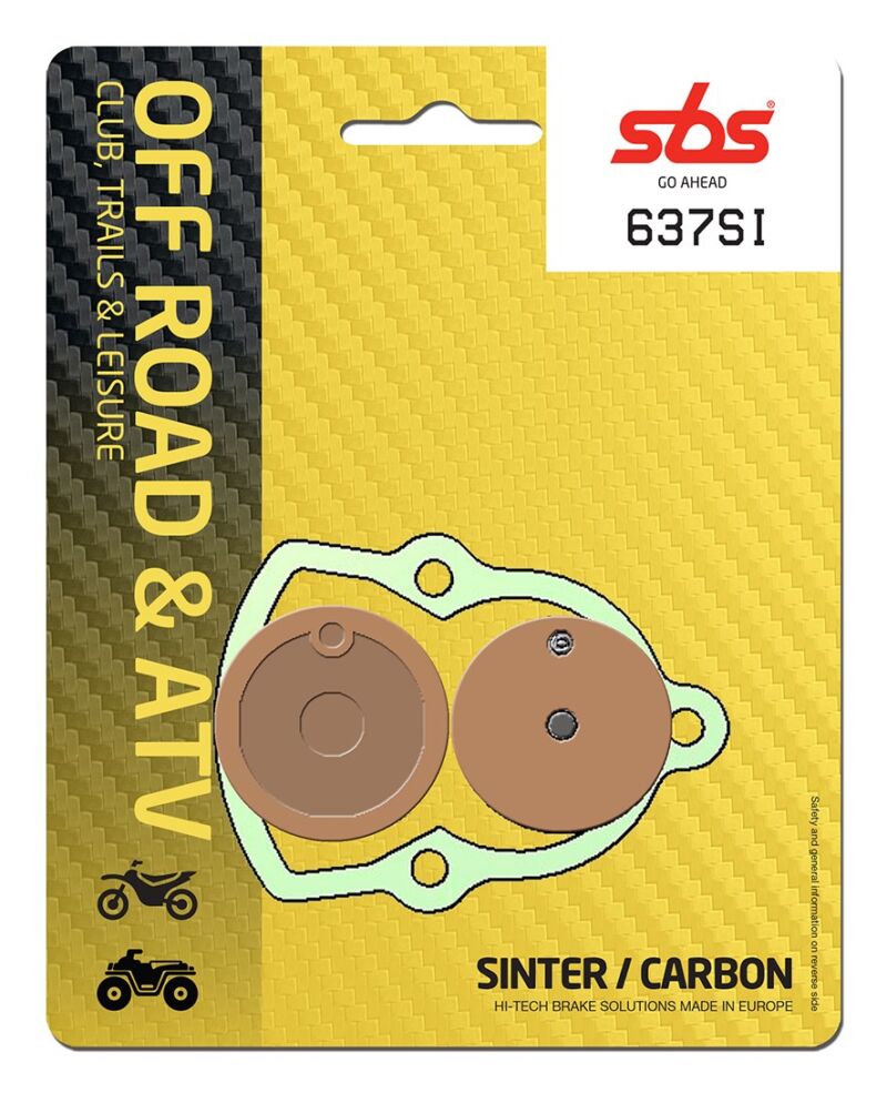 Plaquettes de frein Yamaha YFS200 1988-2002 SBS 637 SI