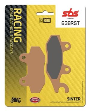 Plaquettes de frein SBS 638RST pour moto sport et roadster