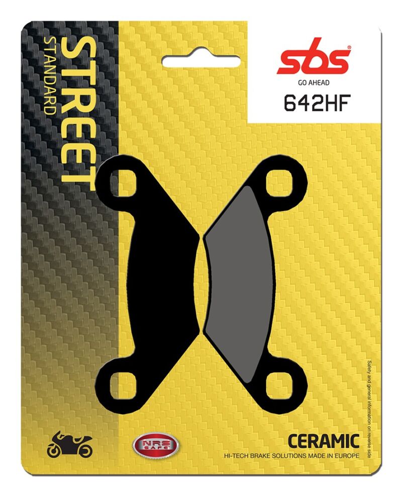 Plaquettes de frein scooter 50-125cc SBS 642HF