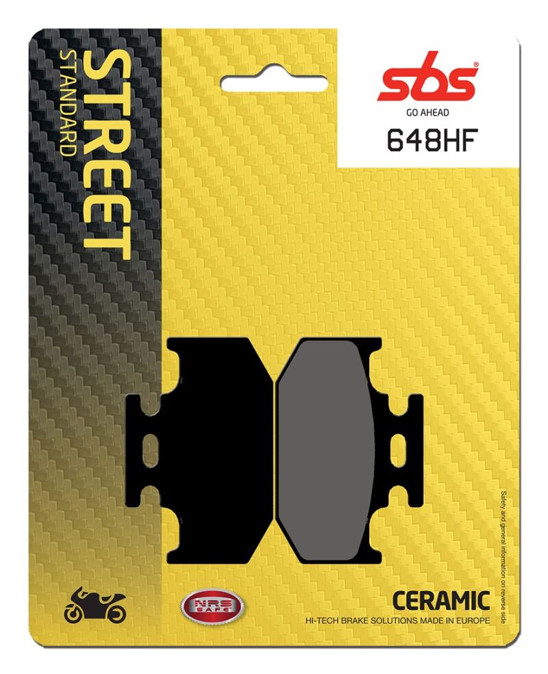 Plaquettes frein Suzuki DR250/DR350/DR650 - SBS 648HF