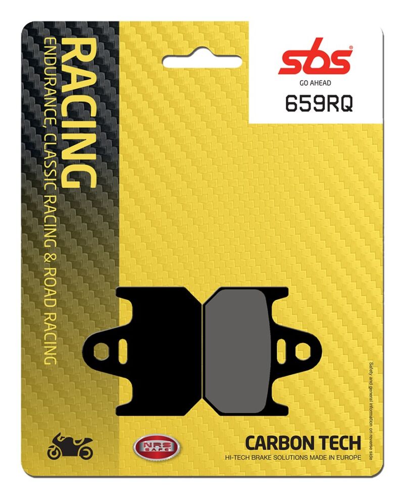 Plaquettes frein arrière SBS 659RQ Racing Carbon