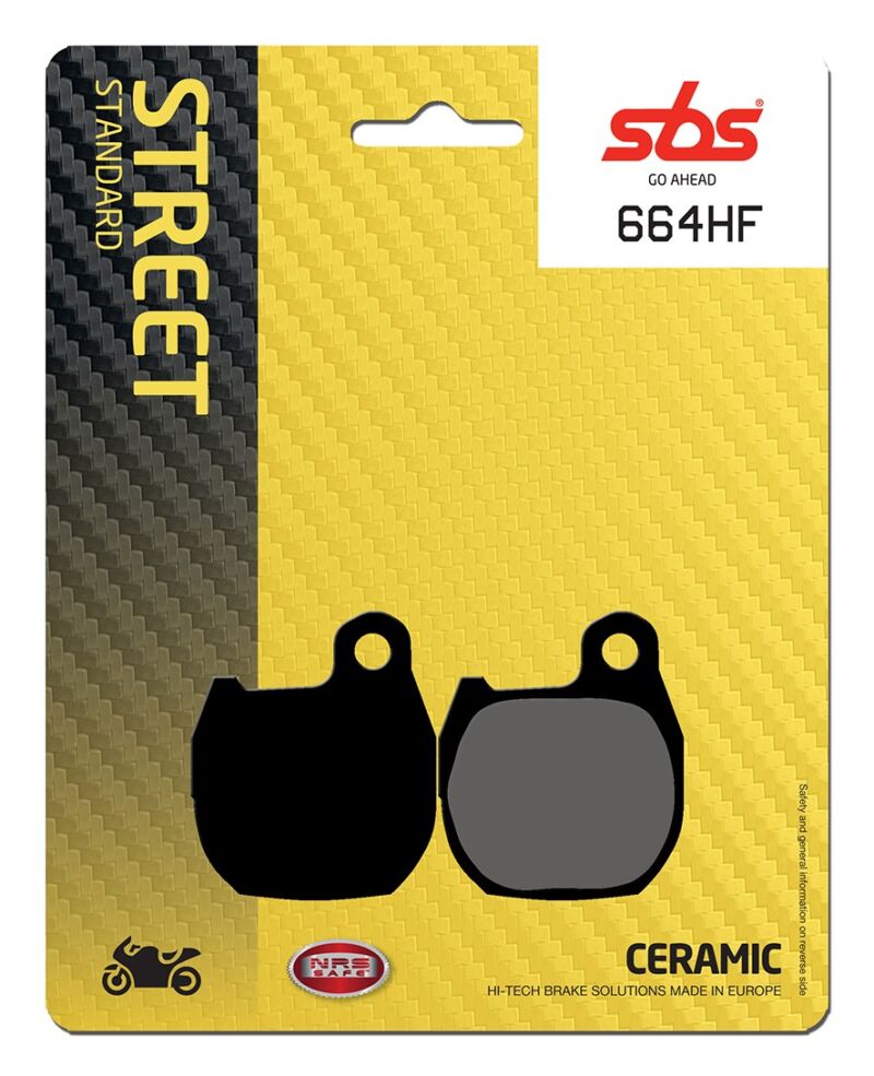 Plaquettes frein scooter 50 à 125 cm3 - SBS 664HF