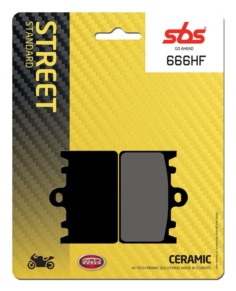 Plaquettes de frein ZXR400 1991-1999 - SBS 666HF