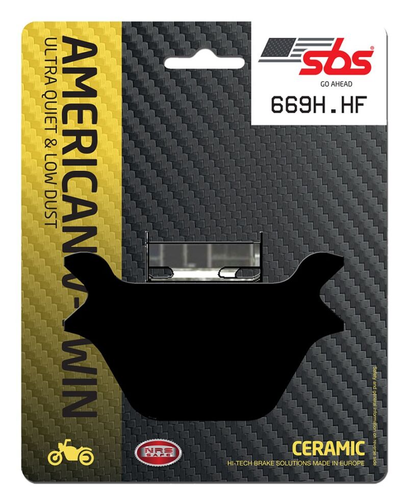 Plaquettes frein Harley FLHTC 1340 1987-1999 – SBS 669H.HF
