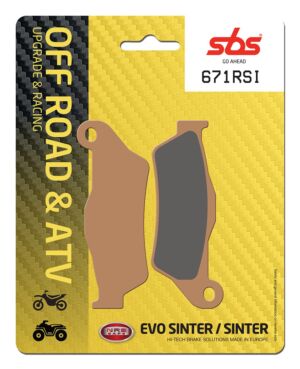 Plaquettes de frein SBS 671RSI moto off-road compétition