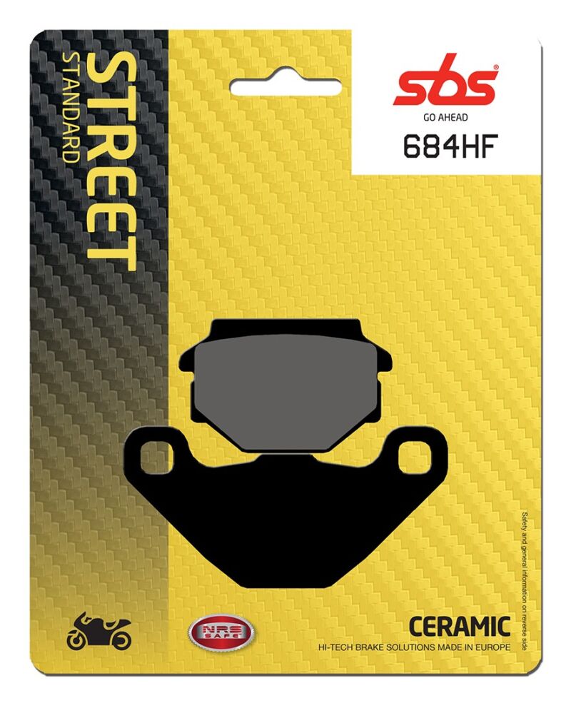 Plaquettes de frein MUZ Baghira 660 1997-2005 SBS 684HF