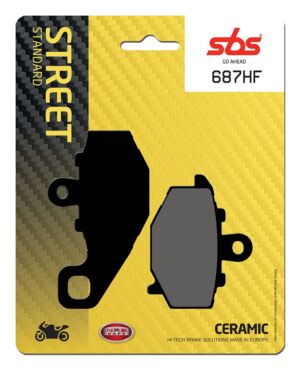 Plaquettes de frein Kawasaki ER-6F 2015-2016 SBS 687HF