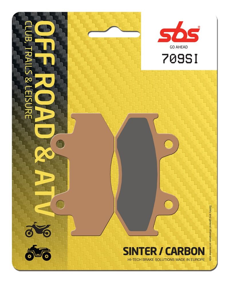 Plaquettes de frein Yamaha YFZ450 2006-2022 – SBS 709 SI