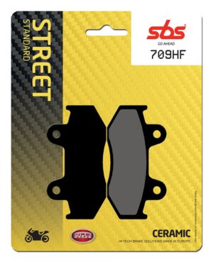 Plaquettes frein SBS 709HF pour scooters 50-125 cm³