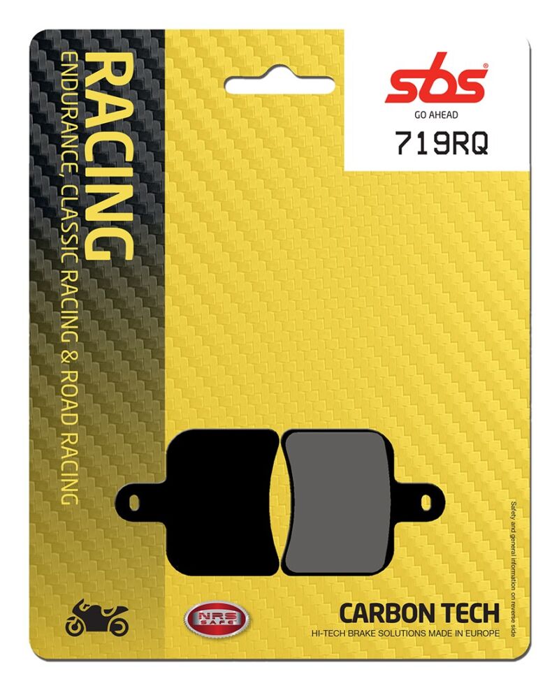 Plaquettes de frein arrière SBS 719RQ – Carbone Haute Perf