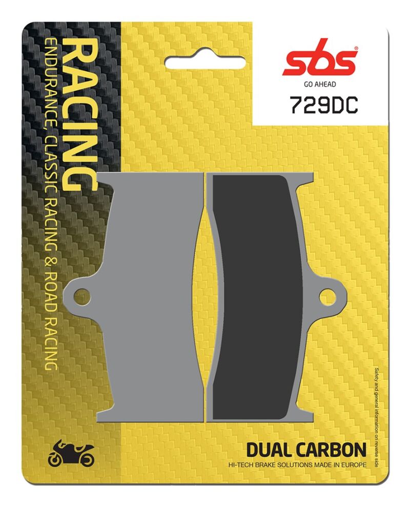 Plaquettes de frein avant SBS 729DC Dual Carbon Piste